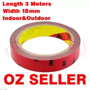 For3M Double Face Sided Tape 18mm 3Meters to car LED Light Weather Shield Panel