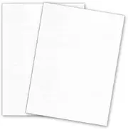 Mohawk VIA Linen - PURE WHITE - 8.5 x 11 Card Stock Paper - 100lb Cover - 200 PK