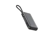 130W Power Bank with Built-in Cable - Fast Charging for Laptops & More