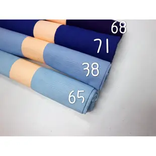 厚棉布-節紗素面布/素色/古布/純棉/布料(藍色/灰色/白)