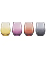 Oneida Golden Hour Stemless Wine Glasses, Set Of 4