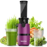 Cold Press Juicer, Masticating Juicer Machines Compact, Slow Juicer with 70 R...