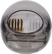 MUSISALY Nail Drill Bit Cleaning Brush Box Soft Hard Bristles for Efficient Cleaning Mess Workspace Tool Longevity for Salon Home Use Prevents Dust Spread