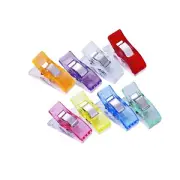 100X Wonder Clips Crafts Fabric Quilting Crochet Plastic Sewing Knitting Color