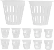 MERRYHAPY 12-Pack Hydroponic Net Pots Plant Baskets for Hydroponics Mesh Cups for Grow Baskets Blue
