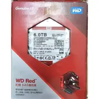 在飛比找蝦皮購物優惠-WD 6TB 威騰雲端用紅標旗艦硬碟 (WD6002FFWX