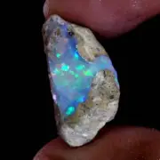 11.30Ct Amazing Ethiopian "Play-Of-Color" Fire Opal Rough 100% Natural Gemstone