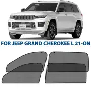 Car Shades for Side Windows Sunshade Protector for 21-25 Jeep Grand Cherokee L