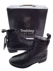 NIB - TREDSTEP Women's GIOTTO II Front Lace BLACK Paddock RIDING BOOTS - 7.5 /38