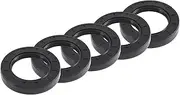 X AUTOHAUX Universal Oil Seal TC Double Lip W Steel Spring Seal Ring Rotary Shaft Seal 45x70x12mm High Pressure NBR Rubber 5 Pcs