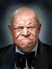 Art print of Don Rickles from Snickers ad.