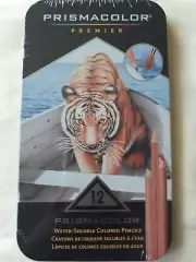 Prismacolor Premier Water Soluble Colored Pencils 12 Pack