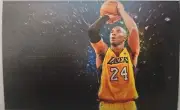 NBA - LA LAKERS KOBE BRYANT Credit Card Skin Cover - Wrap Decal Pre-Cut Sticker