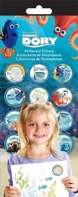 Finding Dory Themed Reward Stickers - 40 Stickers