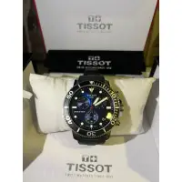 在飛比找蝦皮購物優惠-(自售）TISSOT 天梭 Seastar 1000 三眼計