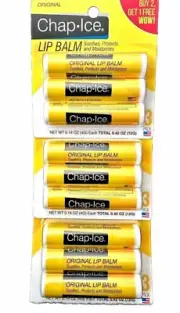 9 CHAP ICE ORIGINAL LIP BALM SOOTHE MOISTURIZE DRY CHAPPED LIPS CHAPSTICK
