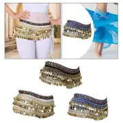 Belly Dance Hip Scarf Waist Chain Dress Clothes Sequin Tassel Skirt Bellydance