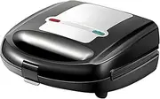 8- in-1 Waffle Maker with Removable Plates, 750W Electric Breakfast Sandwich Maker with Non Stick Coating, Compact Dual Panini Press Grill Machine for Donuts, Madeleine, Burgers, Snacks and Desserts