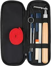 Piano Tuning Kit, 10pcs Piano Tuning Kit Professional Tuning Tools Set Tuning Wrench Long Handle Tuning Wrench Rubber Mutes Temperament Felt Strip Fork for Piano Tuner with Bag