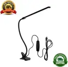 LED Desk Lamp Eye-protected USB Table Lamp Clip On Light For Reading Working New