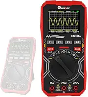 2in1 Oscilloscope MUL TER Digital Display Handheld Oscope Meter 1Mhz Bandwidth 2.5Msps Sampling e Data Storage Function for DIY and Electronic Test Multicolor
