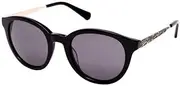 [Kenneth Cole] Women's Round Sunglasses with Textured Bar
