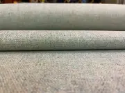 6.375 yd Camira Main Line Flax Newbury Blue & Beige Woven Wool Upholstery Fabric