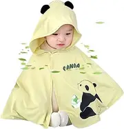 [Generic] Baby Sun Protection Clothing - UPF 200+ Sunscreen Hoodie - Breathable Cooling Cloak for Girls Boys Hot Weather Travel Activities