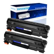 2PK CF283A 83A Toner Cartridge for HP LaserJet Pro MFP M127fw M125a M225dn M201n