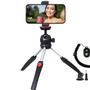 Mini Tripod with Phone Holder, Go Pro Adapter and Bluetooth Remoter Compatibl...