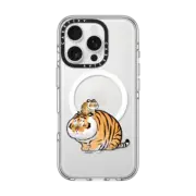 iPhone 16 Pro Clear Case MagSafe Compatible I Heard That Being Too Fat Will Get Us Eaten by Bu2ma