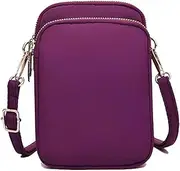 [WITERY] Small Crossbody Bags for Women - Waterproof Crossboby Purses Mini Shoulder Bag with Adjustable Strap, Nylon Arm Bag Cell Phone Purse Pouch for Travel