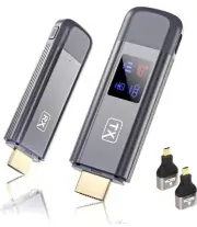 Wireless HDMI Transmitter and Receiver, Wireless HDMI Extender 4K Supported,