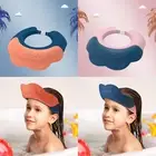 Ear Protection Baby Shower Cap Shampoo Shield Silicone Bath Visor Baby Bath Cap