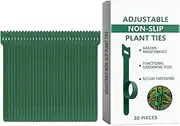 Plant Ties | 30X Plant Supports | Support Fasteners, Anti-Slip Strap for Healthy Growing, Adjustable Tying Tools for Indoor and Outdoor
