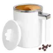 Self Stirring Mug Stainless Steel Magnetic Coffee Milk Tea Mixing Cup Automatic