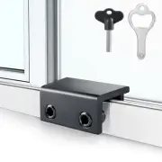 Window Locks,4 Pack Sliding Window Locks with Key for Vertical & Horizontal S...