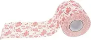 UTHCLO Floral Print Rose Tissue Paper Roll Paper Napkin Crepe Soft Absorbent Bathroom Kitchen Decor