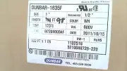 DUNBAR-1635F WHITE HEAT SHRINK TUBING 1" 2:1 SHRINK RATIO, FLAME RETARDENT (98')