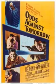Odds Against Tomorrow poster Robert Ryan Gloria Grahame Harry - 1959 Old Photo
