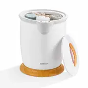 Costway 20L Portable Towel Warmer Bucket Electric Auto Shut off Heated Rail w/Fragrance Holder