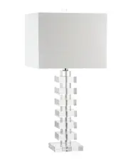 JONATHAN Y June 28in Crystal LED Table Lamp