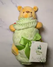 Disney Baby Winnie the Pooh Plush Character and 30 x 30 Blanket