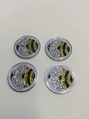 EverGolf Crystal Golf Ball Markers, Pack of 4, Bumble Bee