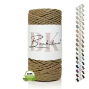 Macrame Cord 4mm x 109yds - Single Strand Twist Macrame Cord - Cotton Cord fo...