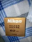 NIKON 62MM L37C UV • HOYA 62MM CIRCULAR POLARIZER • 52MM & 62MM LENS CAPS