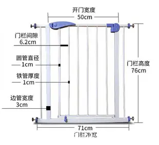 【咪多樂】台灣現貨 寵物門欄 兒童室內圍欄 嬰兒圍欄 寵物圍欄 寵物圍欄 柵欄 檔門 圍門 狗圍欄 (4.7折)