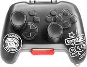 tomtoc Switch Pro Controller Case, Switch Remote Hard Shell Joystick Protector for NS OLED Pro Controller, Shock-Proof, Anti-Scratch, Water-Resistant Switch Accessory Protective Cover, Crew Black