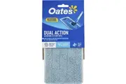 Oates Dual Action Microfibre Flat Mop Refill Each