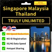 [ SIM ] Singapore MalaysiaThailand Travel eSIM Unlimited Data ✨Same-Day Delivery